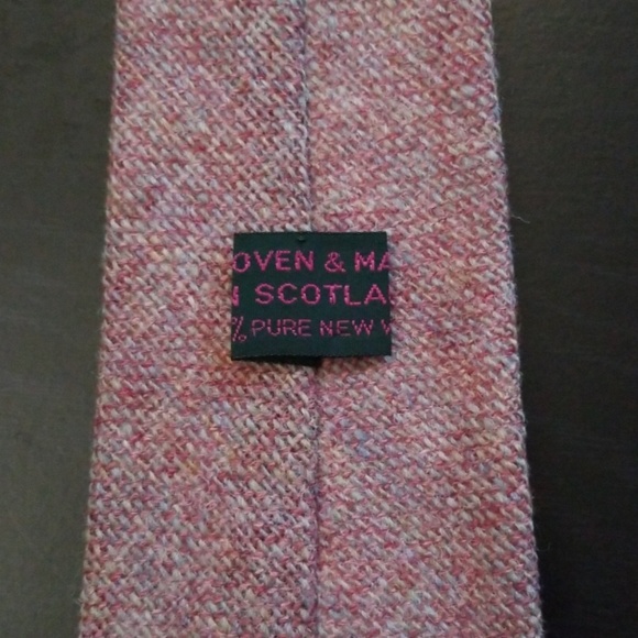 MENS MADE IN SCOTLAND 100% WOOL TIE - Picture 2 of 5